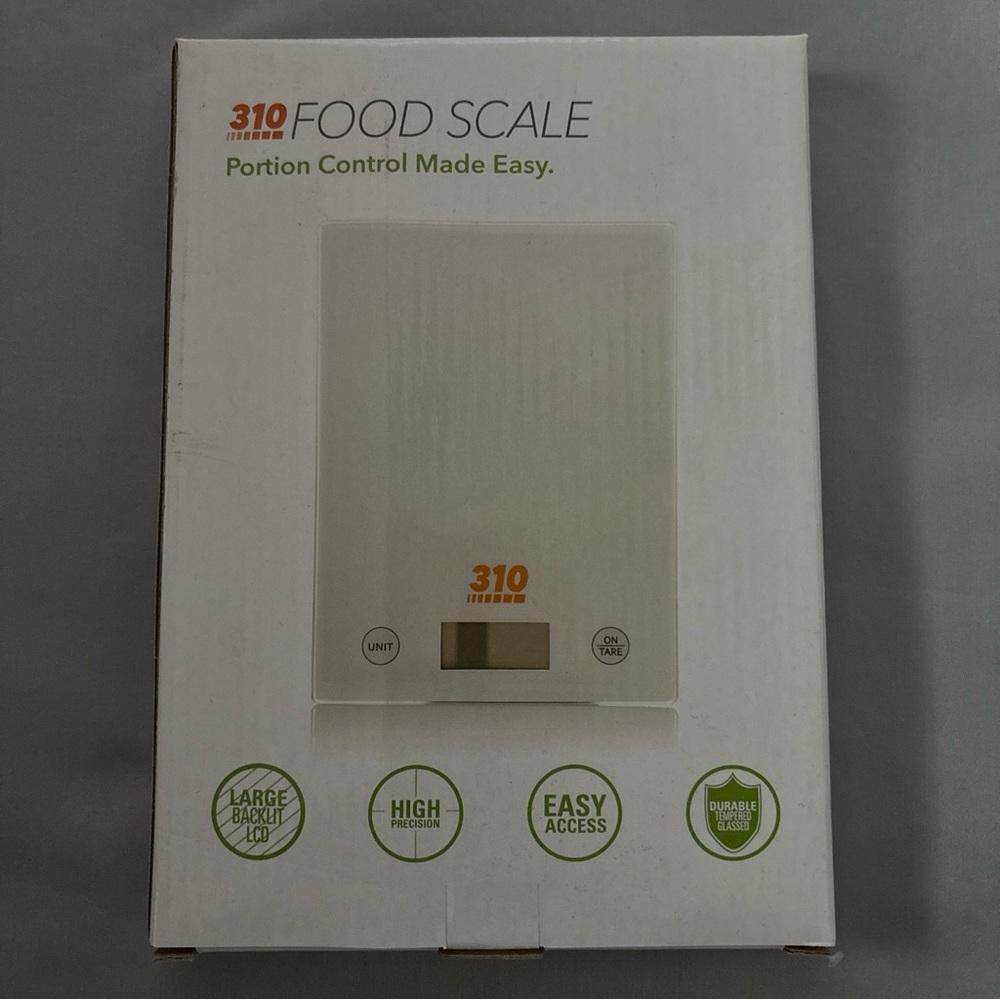 310 Digital Food Scale – Portion Control Kitchen Scale – NIB
